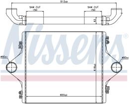 Nissens 96977 - INTERCOOLER MAN F 2000(94-)6 CYLIND