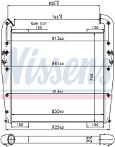 Nissens 96960 - INTER SCANIA SERIE 4 R94/R114/R124/R144/R164 (95>)