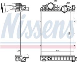 Nissens 96969 - INTERCOOLER MERCEDES ATEGO 2(04-)14