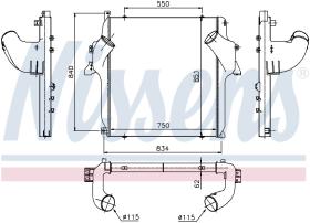 Nissens 96972 - INTER MB V.I. ACTROS (96>) 752-852-66