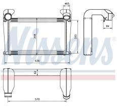 Nissens 96986 - INTERCOOLER MAN L 2000 (93-)