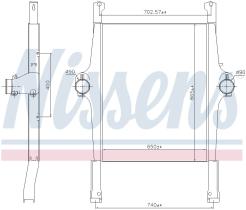 Nissens 97022 - INTER IVECO STRALIS (02>) 	652 - 872 - 52