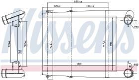 Nissens 97028 - INTERCOOLER RVI-RENAULT TRUCKS PREM