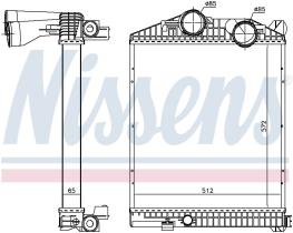 Nissens 97033 - INTERCOOLER MERCEDES ATEGO 2(04-)16