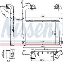 Nissens 97062 - INTERCOOLER SCANIA R-SERIES(04-).