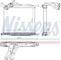 Nissens 97069 - INTERCOOLER MERCEDES AXOR 2(04-)