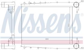 Nissens 97070 - INTERCOOLER RVI-RENAULT TRUCKS PREM