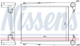 Nissens 97074 - INTERCOOLER RVI-RENAULT TRUCKS KERA