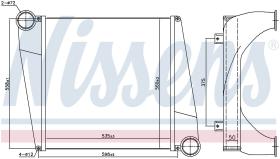 Nissens 97076 - INTERCOOLER VOLVO FLC(96-)135