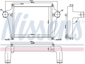 Nissens 97095 - INTERCOOLER GINAF X-SERIES(05-)2220