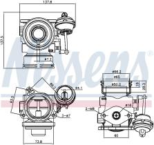 Nissens 98162 - EGR00 VAG/FORD MOTORES 1.9TDI (VALVULA)