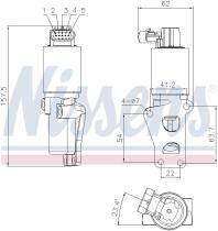 Nissens 98170 - VALVULA EGR VAUXHALL ASTRA H(04-)1.