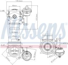 Nissens 98182 - VALVULA EGR AUDI A 2(8Z)(00-)1.2 TD