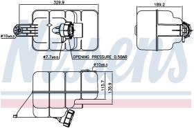 Nissens 996045 - VASO EXPANSION IVECO EUROSTAR(93-)E