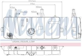 Nissens 996047 - VASO EXPANSION MERCEDES LK(84-)7 TO