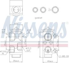 Nissens 999221 - VAEXP BMW S1 E81/S3 E90/X1 E84