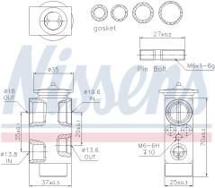 Nissens 999231 - BMW S5 E60/E61-S6 E63/E64