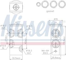 Nissens 999249 - VAEXP FIAT/ALFA/TOYOTA/MITSUBISHI/NEW HOLLAND