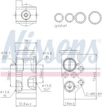 Nissens 999313 - VALVULA EXPANSION VOLKSWAGEN POLO I