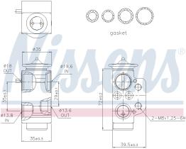 Nissens 999317 - VALVULA EXPANSION VOLKSWAGEN TRANSP