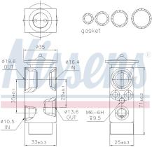 Nissens 999325 - VALVULA EXPANSION VOLVO FL  6(85-)2