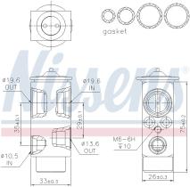 Nissens 999328 - VALVULA EXPANSION DAF LF 45(01-)140