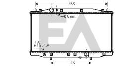 EAUTO 31R26075 - RADIA HONDA ACCORD VII 2.2 CTDI (3/03>)