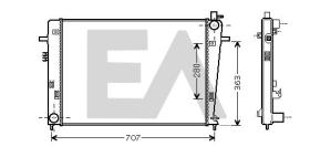 EAUTO 31R28094 - RADIA HYUNDAI TUCSON 2.0CRDI (09-) HALLA