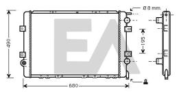 EAUTO 31R60120 - RADIA RENAULT MASCOTT I 2.8TD +/-AC (7-99>) A/M