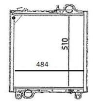 Ordoñez 2067021 - RADIA JOHN DEERE SERIE 50/2450/2650/2850 (METALICO)