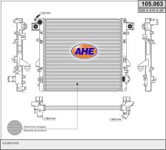 AHE 105063 - RADIA JEEP WRANGLER 2.8 CRD +/- AC (7/16>)