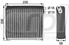 RPL QUALITY APEVKU5002 - EVAPO KUBOTA M SERIES (225-235-58)