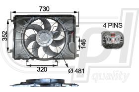 RPL QUALITY APELMB5030 - VENTI MB CLASE A W176/CLASE B W246/CLASE C W204