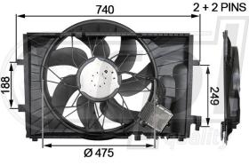 RPL QUALITY APELMB5024 - VENTI MB W203/C209