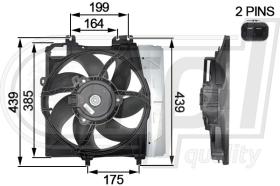 RPL QUALITY APELCI5029 - VENTI PEUGEOT 207/1007/CITROEN C3 PLURIEL (03>)