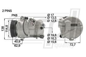 RPL QUALITY APCOKI5031 - KIA SORENTO II 2.0/2.2 CRDI (7/12>)