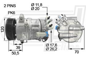 RPL QUALITY APCOOP0054 - COMPR OPEL INSIGNIA 2.0 CDTI (08>) SAAB 9.3 2.0 TID (10>)