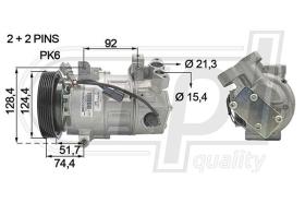 RPL QUALITY APCORE5087 - COMPR RENAULT CLIO IV/CAPTUR (13-)