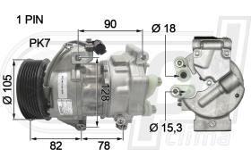 RPL QUALITY APCOMNI002 - COMPR MINI ONE D R50/R53 (03-) ORIGINAL DENSO