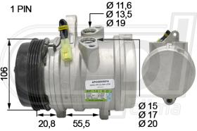 RPL QUALITY APCODW0014 - COMPR DAEWOO/CHEVROLET MATIZ (98>)