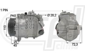 RPL QUALITY APCOMB0028 - COMPR MB W211/W203/W204/W220 (DENSO)