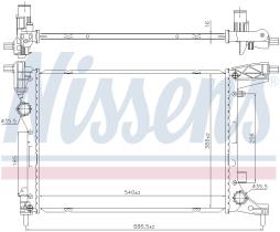 Nissens 606277 - RADIADOR FIAT TIPO(356)(15-)1.4 I