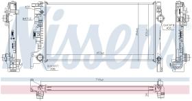 Nissens 606564 - RADIADOR VOLVO XC 60 II(246)(17-)2.