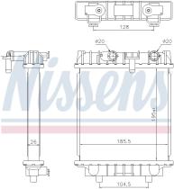 Nissens 606644 - RADIADOR VOLKSWAGEN PASSAT B8(3G2.3