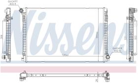 Nissens 606704 - RADIADOR VOLKSWAGEN ATLAS/TERAMONT(