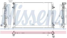 Nissens 606705 - RADIADOR VOLKSWAGEN ATLAS/TERAMONT(