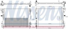 Nissens 606746 - RADIADOR TOYOTA TACOMA II(05-)2.7 I