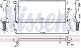 Nissens 636728 - RADIADOR HYUNDAI I30(PD)(16-)1.4 T-