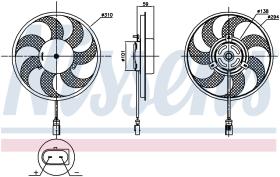 Nissens 850030 - VENTI MB VITO VIANO (04>)