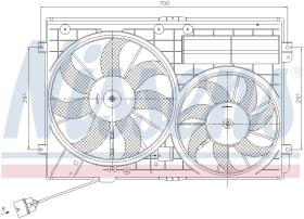 Nissens 85643 - VENTILADOR SKODA YETI(5L)(09-)1.2 T